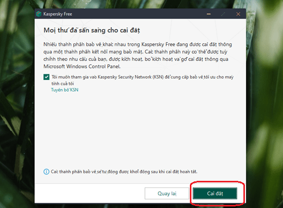 cài đặt sử dụng Kaspersky Security Cloud_1